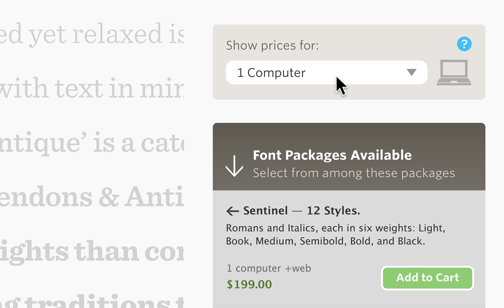 1 Computer license