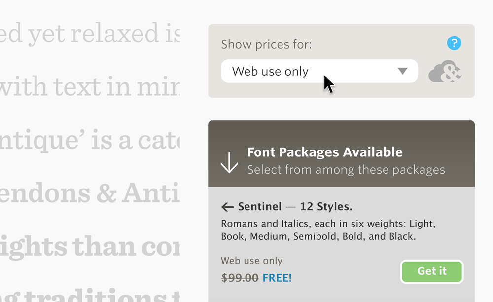 Web Use Only license